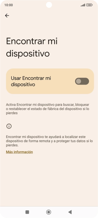Pulsa el indicador junto a 