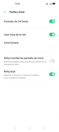 Pulsa la tecla de inicio para terminar y regresar a la pantalla de inicio.