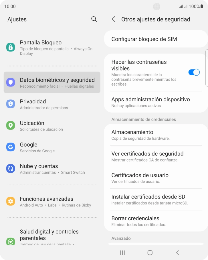 Pulsa Configurar bloqueo de SIM.