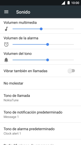 Pulsa Tono de llamada.