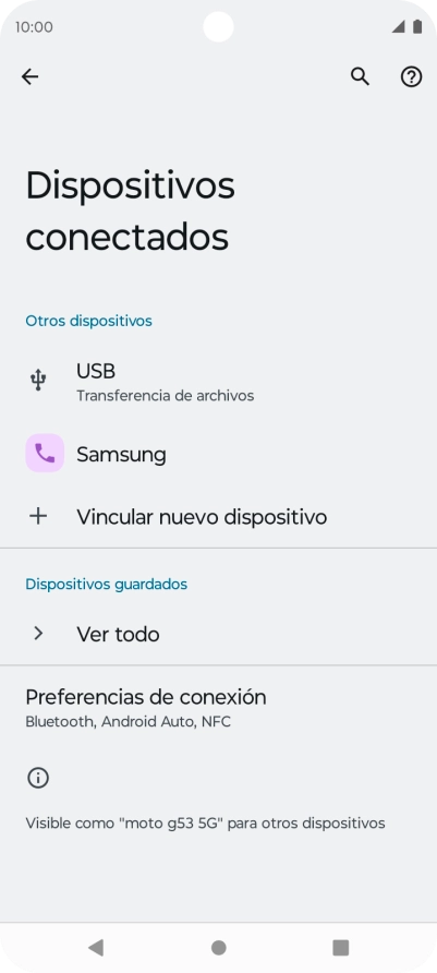 Pulsa la tecla de inicio para terminar y regresar a la pantalla de inicio.