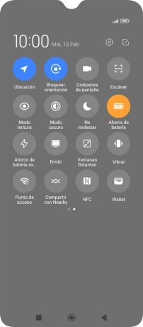 Pulsa la tecla de inicio para terminar y regresar a la pantalla de inicio.