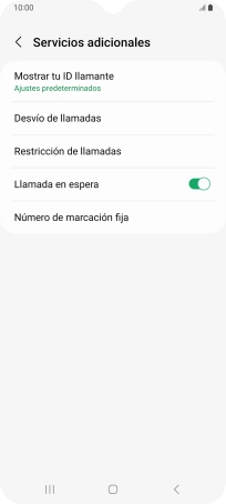 Pulsa Número de marcación fija.