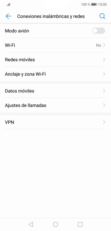 Pulsa Anclaje y zona Wi-Fi.