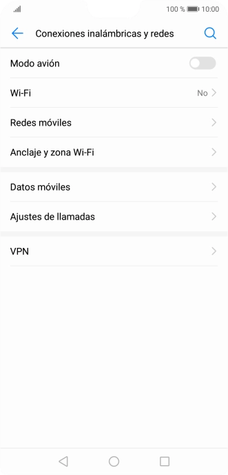 Pulsa Anclaje y zona Wi-Fi.