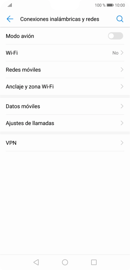 Pulsa Anclaje y zona Wi-Fi.