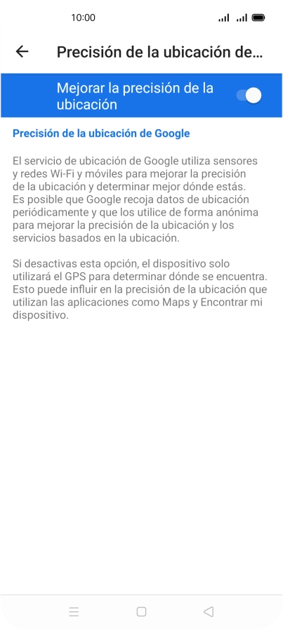 Si pulsas el indicador junto a 