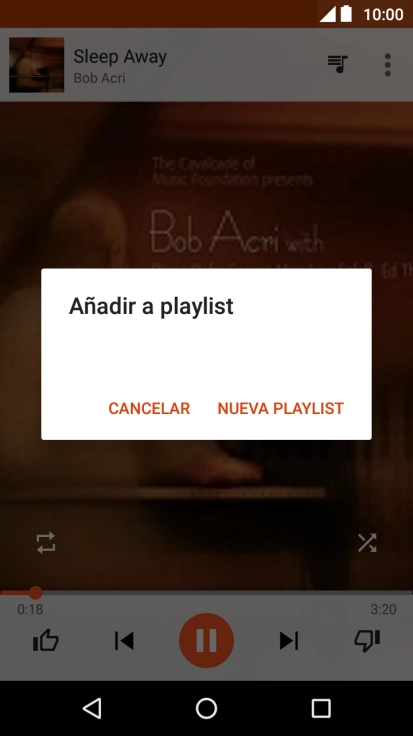 Pulsa NUEVA PLAYLIST.