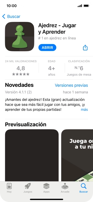 Desliza el dedo hacia arriba desde la parte inferior de la pantalla para terminar y volver a la pantalla de inicio.