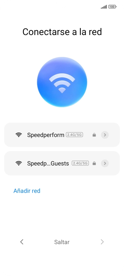 Pulsa la red wifi deseada.