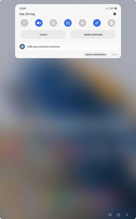 Pulsa la lista desplegable.