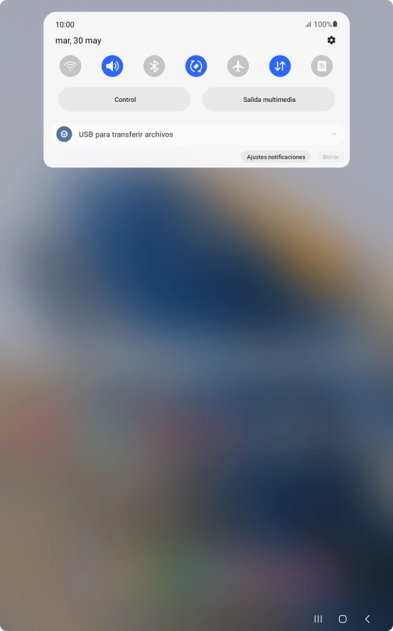 Pulsa la lista desplegable.
