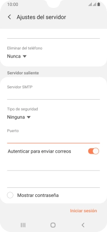 Pulsa el indicador junto a 