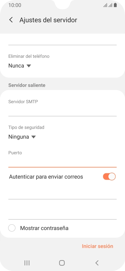 Pulsa el indicador junto a 
