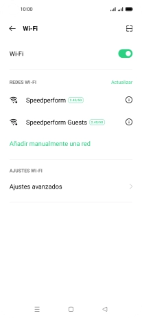 Pulsa la red wifi deseada.