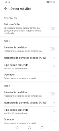 Pulsa el indicador junto a 