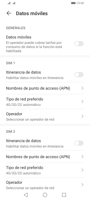 Pulsa el indicador junto a 