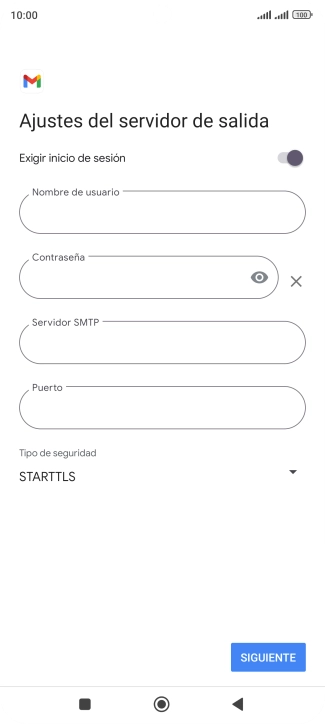 Pulsa el indicador junto a 