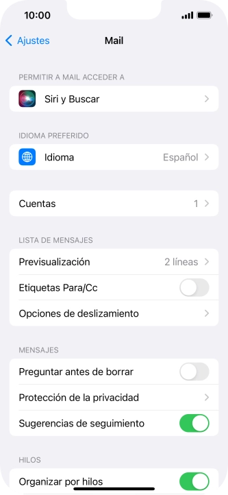 Pulsa Cuentas.