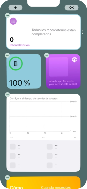 Pulsa el icono de añadir.