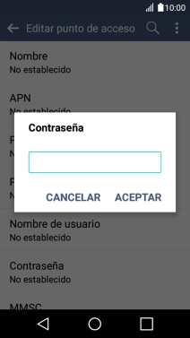 Introduce wap125 y pulsa ACEPTAR.