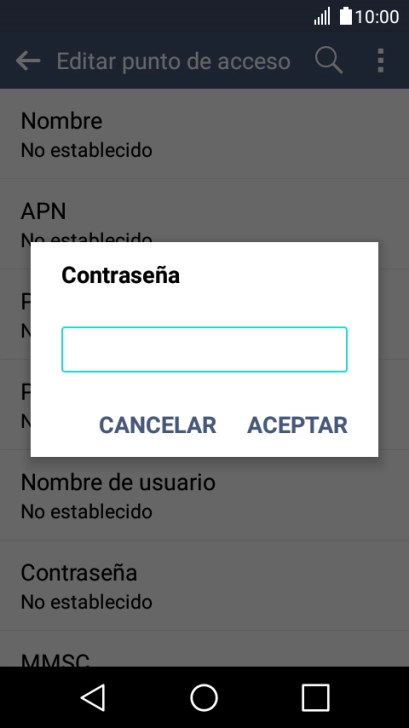 Introduce wap125 y pulsa ACEPTAR.