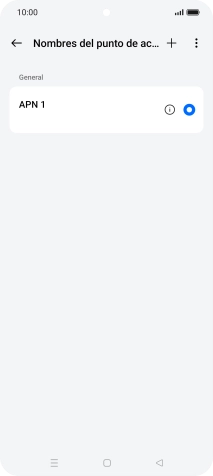 Pulsa el icono de nueva conexión de datos.