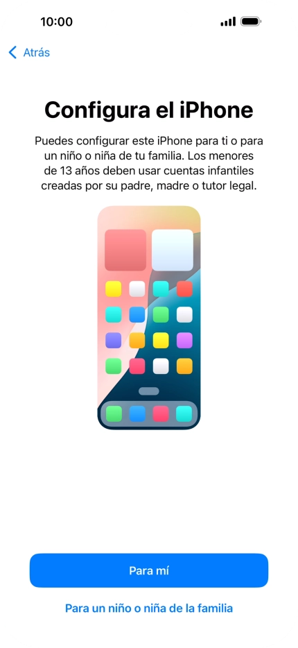 Pulsa Para mí.