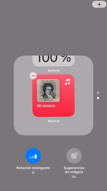 Pulsa Rotación inteligente para activar o desactivar la función.