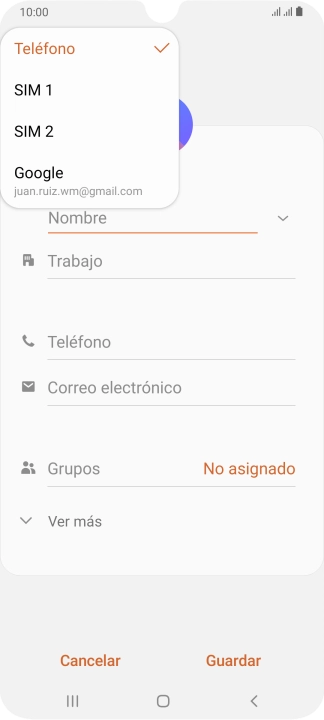Pulsa Teléfono.