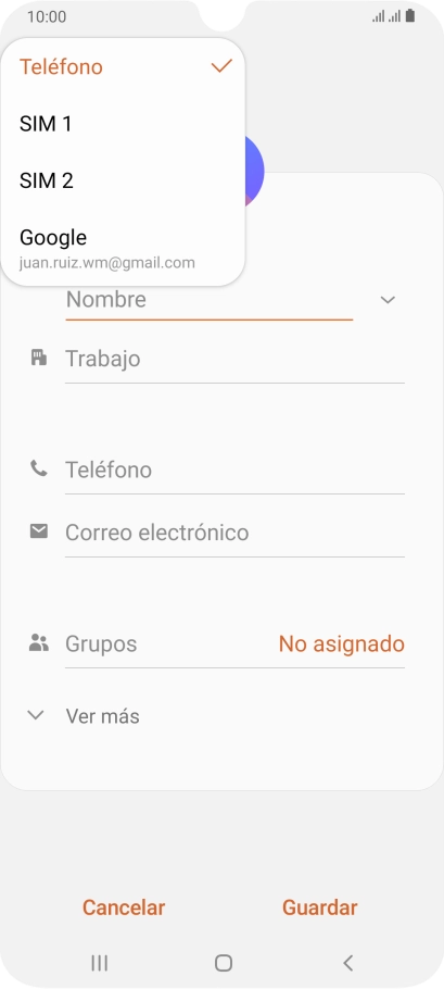 Pulsa Teléfono.