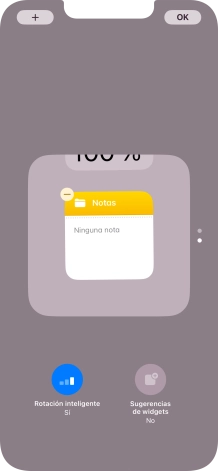 Pulsa Rotación inteligente para activar o desactivar la función.
