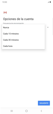Pulsa el ajuste deseado.
