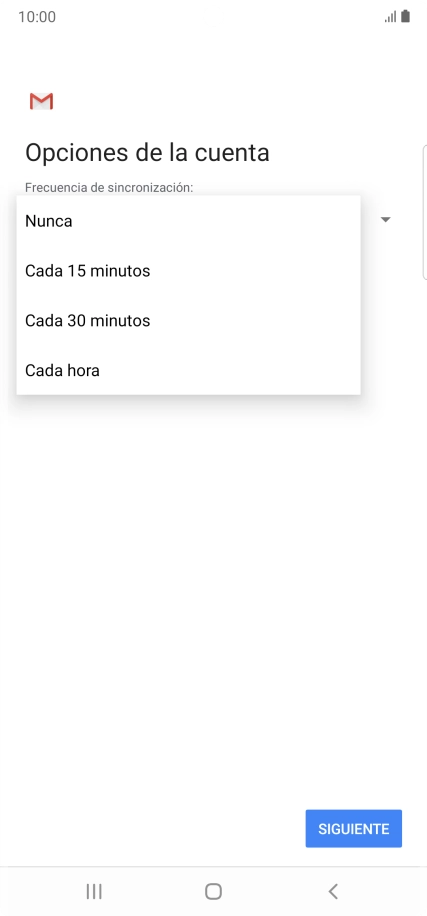Pulsa el ajuste deseado.
