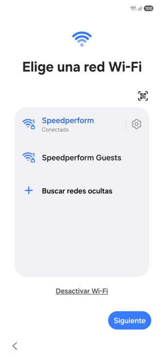Pulsa Siguiente.