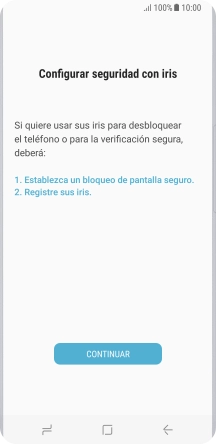 Pulsa CONTINUAR.