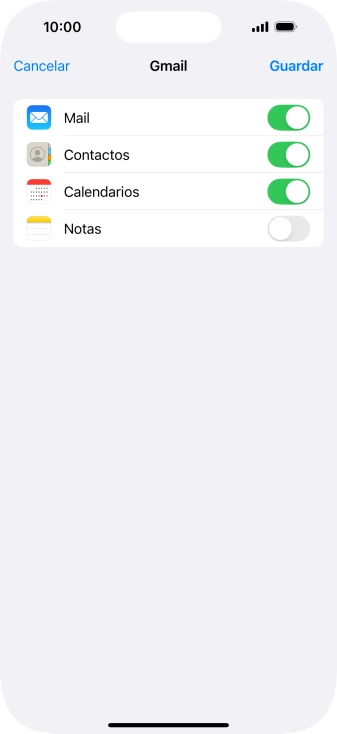 Si aparece en la pantalla esta imagen, tu cuenta de correo electrónico ha sido reconocida y configurada automáticamente. Sigue las indicaciones de la pantalla para introducir más información y terminar la configuración.