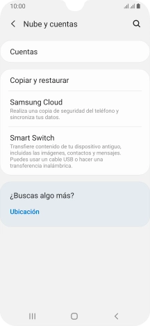 Pulsa Cuentas.