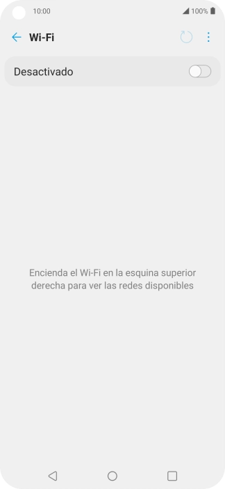 Pulsa el indicador para activar la función.