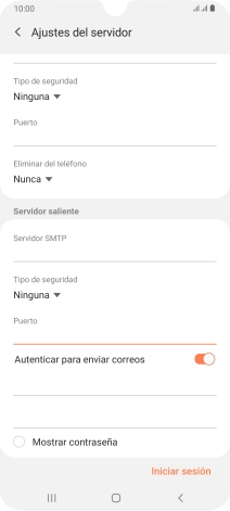 Pulsa el indicador junto a 