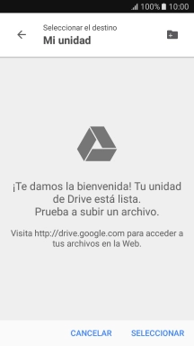 Pulsa el icono de nueva carpeta.