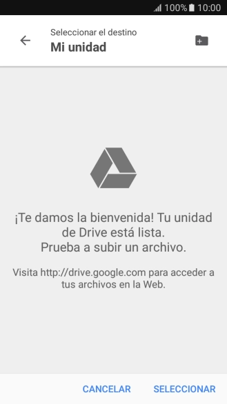 Pulsa el icono de nueva carpeta.