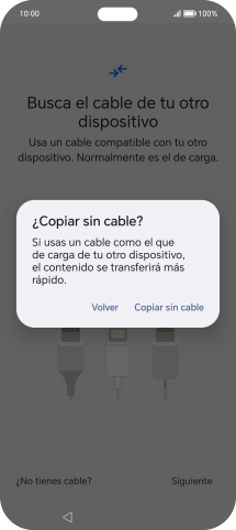 Pulsa Copiar sin cable.