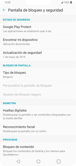 Pulsa la tecla de inicio para terminar y regresar a la pantalla de inicio.