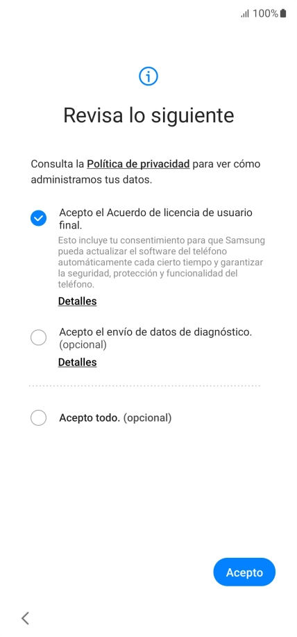 Pulsa Acepto.