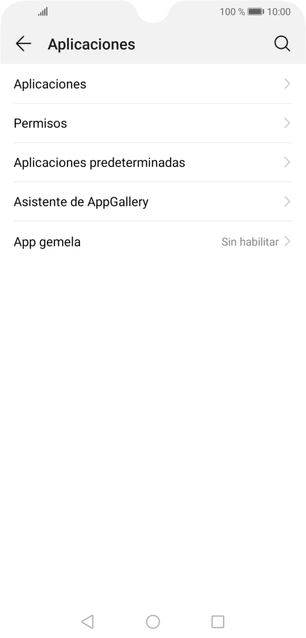 Pulsa Aplicaciones.