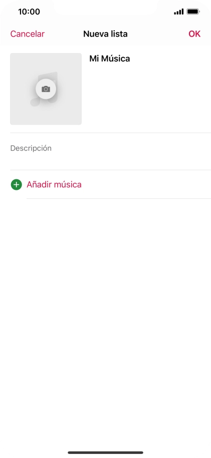 Pulsa Añadir música.