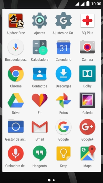 Pulsa Contactos.