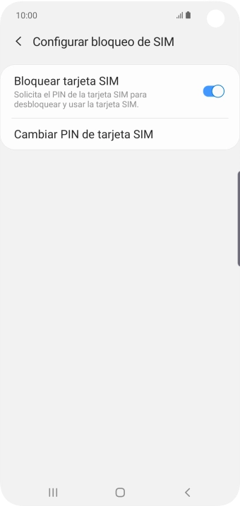 Pulsa el indicador junto a 
