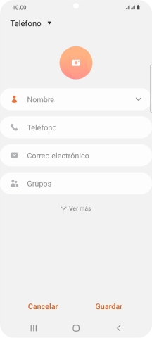 Pulsa la lista desplegable de la guía.